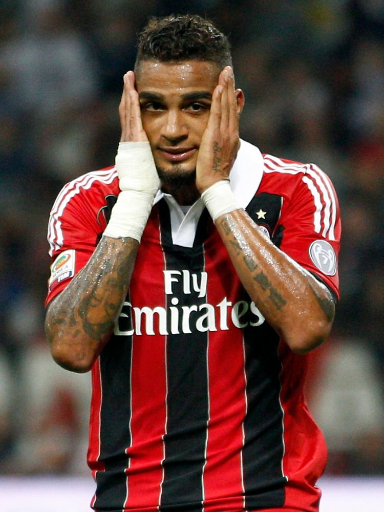 Konsequent: Kevin-Prince Boateng will immer wieder vom Feld gehen, wenn er wegen seiner Hautfarbe beschimpft wird.