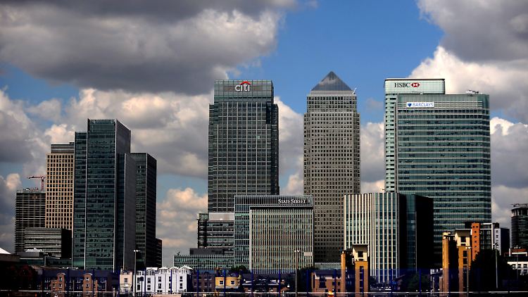 Blick auf die Londoner City.