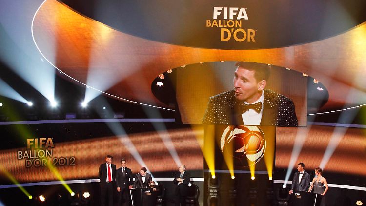 Und jährlich gewinnt ... Lionel Messi.