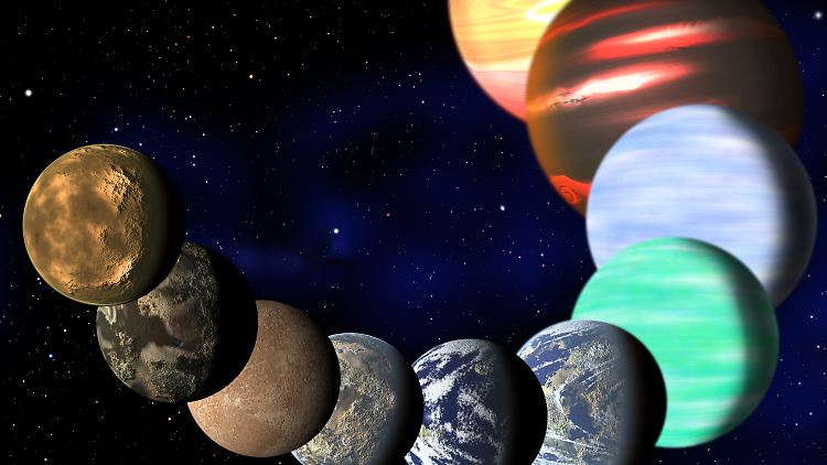 Die künstlerische Illustration zeigt die Vielfalt von Planeten, die von der NASA-Sonde "Kepler" entdeckt wurde.
