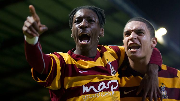 So sehen Sieger aus: Blair Turgott und Nathan Doyle. 