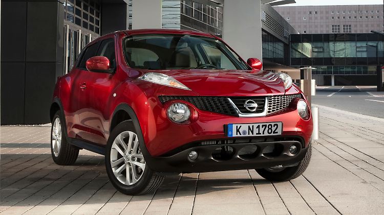Für den flotten Auftritt: Der Nissan Juke macht was her mit seinem extravaganten Aussehen.