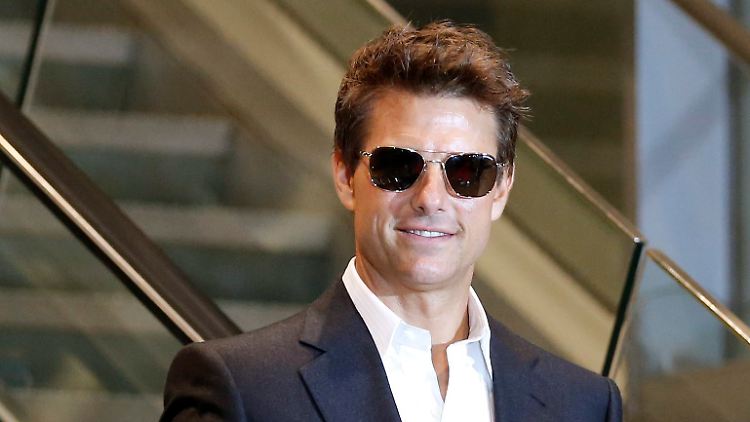 Tom Cruise stellt in Südkorea seinen aktuellen Film "Jack Reacher" vor.