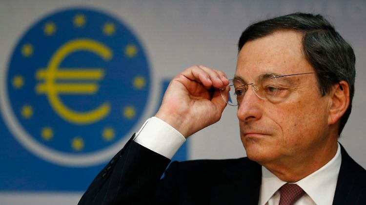 EZB-Chef Draghi lässt die Zinsschraube in Ruhe.