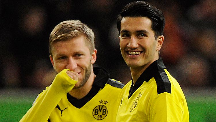 "Wir müssen einfach das tun, was der Trainer von uns erwartet": Nuri Sahin, rechts, hier mit dem Kollegen Jakub Blaszczykowski.