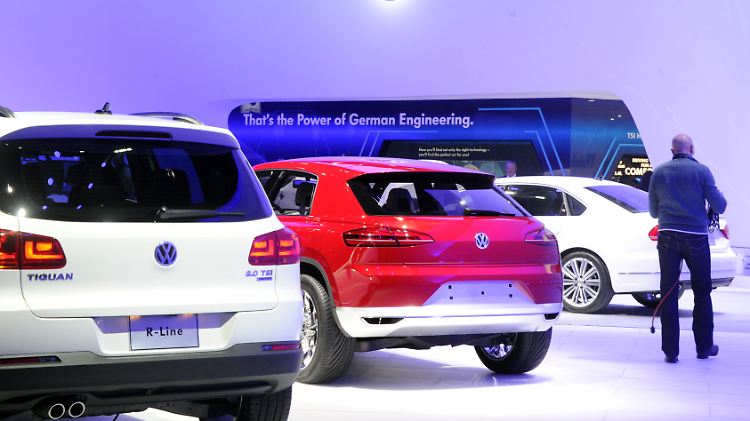 "That's the Power of German Engineering": Unter diesem Slogan präsentiert sich Volkswagen auf der Motorshow in Detroit.