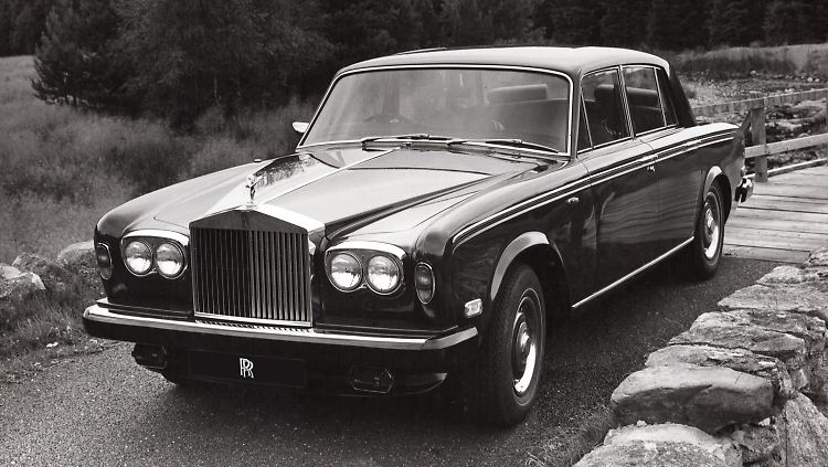 Schon schön: ein Rolls-Royce Silver Shadow von 1974.