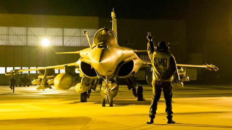 Einsatzbereit: Ein französischer Rafale-Jet.