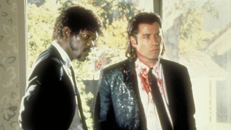 Jules (Samuel L. Jackson) und Vincent (John Travolta) aus Tarantinos Meisterwerk "Pulp Fiction".