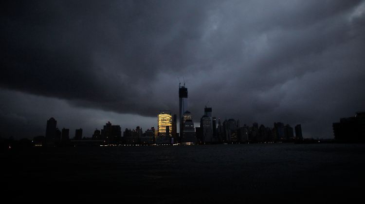 Das Hauptquartier von Goldman Sachs gehörte beim Stromausfall im vergangenen Oktober zu den wenigen Gebäuden mit Licht.