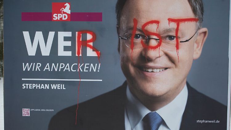 Jenseits der Stadtgrenzen von Hannover fällt die Bekanntheit von Stephan Weil deutlich ab.