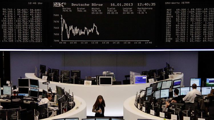 Die Lage zur Wochenmitte: Bis zum Abend rettet sich der Dax ins Plus.