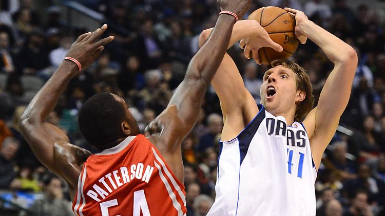 Bester Werfer seiner Mannschaft: Dirk Nowitzki.
