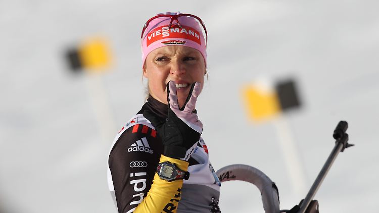 Sachenbacher-Stehle zahlt in ihrer ersten Biathlon-Saison noch Lehrgeld.