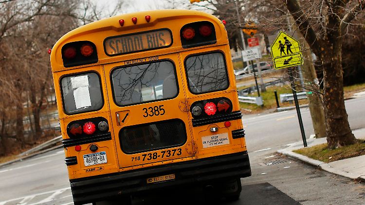 Ein New Yorker Schulbus (Archivbild).