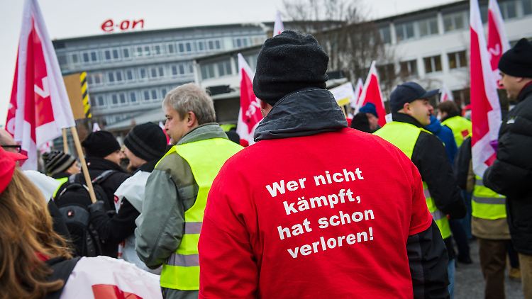 Die Eon-Mitarbeiter rüsten sich für den Arbeitskampf.