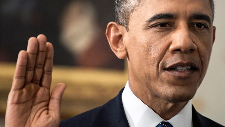 Barack Obama schwört auf die Bibel.