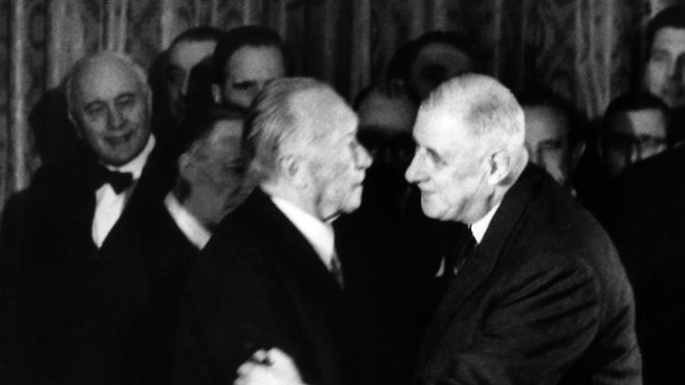 Konrad Adenauer (l.) und Charles de Gaulle unterzeichneten 1963 den ursprünglichen Élyseé-Vertrag.