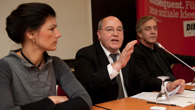 Dem Vorstand werden Wagenknecht, Gysi und Bartsch (v.l.) angehören. 
