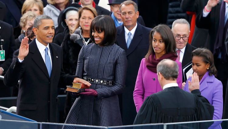 Es ist der Wurm drin: Wieder hat sich Obama beim Amtseid verhaspelt.
