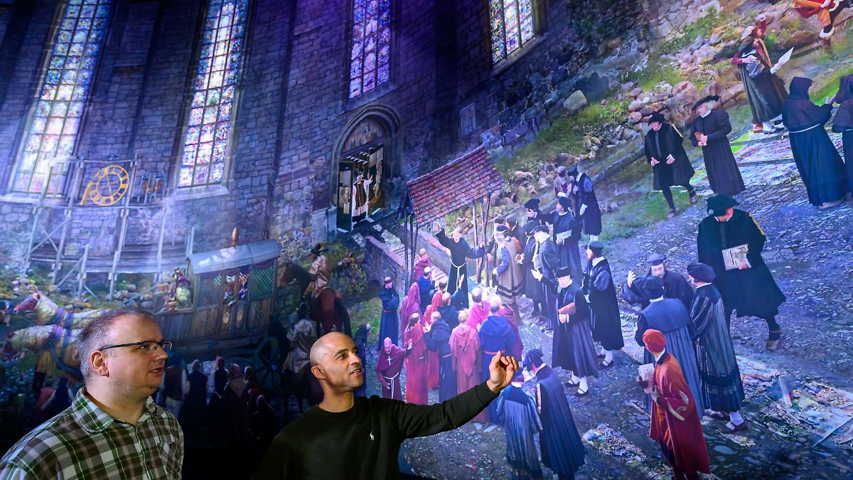 Wittenberger Luther-Panorama wieder zu sehen