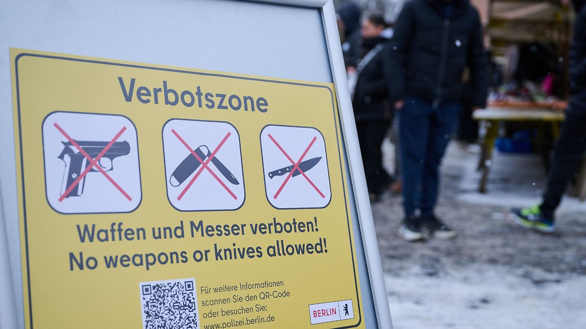 Messer-Verbotszonen gelten ab sofort an drei Orten in Berlin