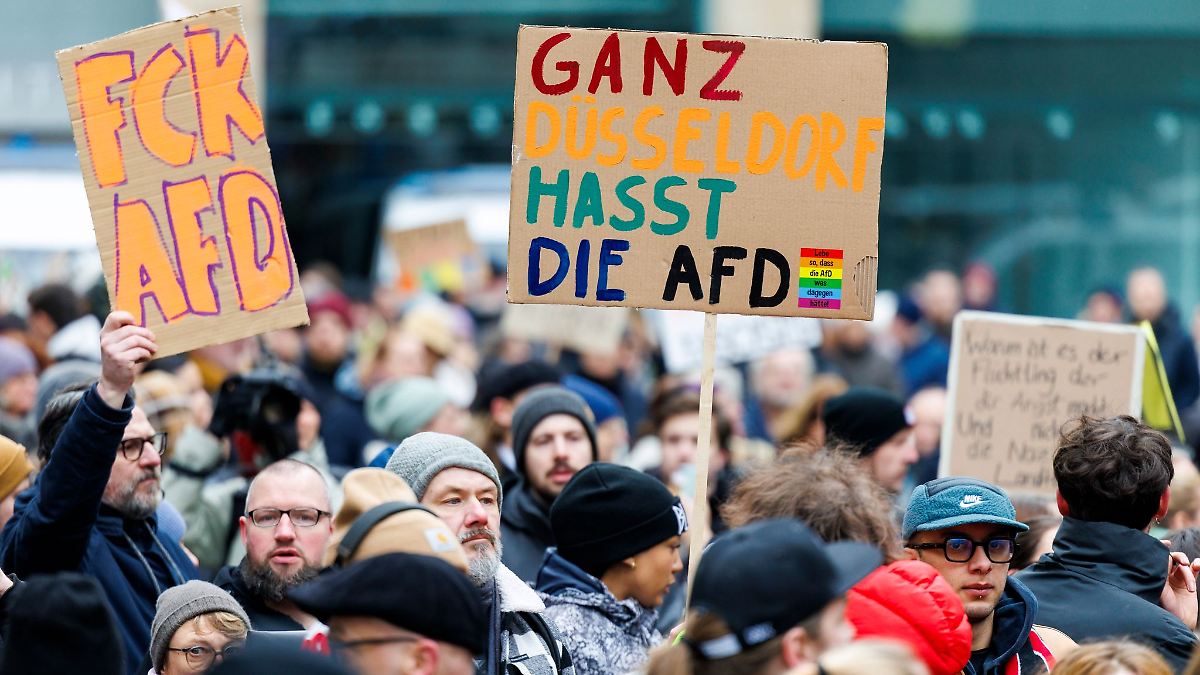 Tausende demonstrieren in NRW gegen AfD und Rechtsruck