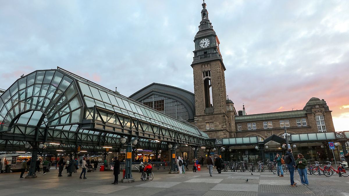 Frau fällt mit Rollator in ein Gleis am Hauptbahnhof