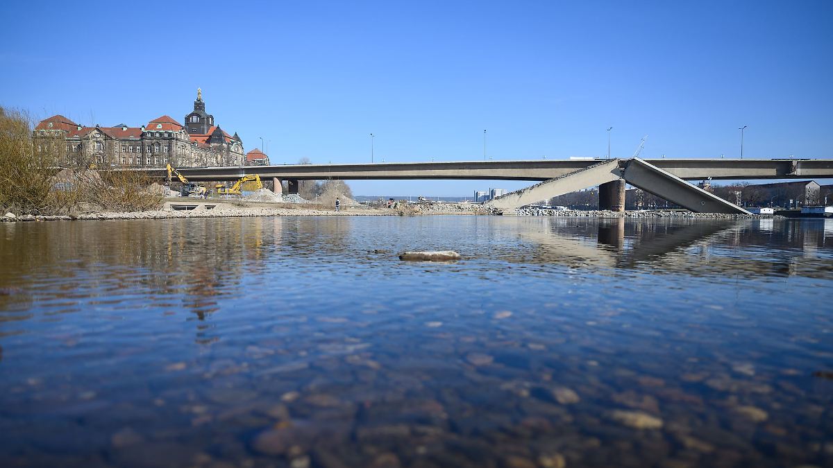 Stadt beauftragt Firma mit Abbruch der Carolabrücke