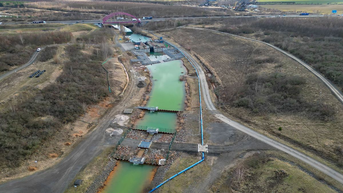 Risse und Erosion – Weitere Arbeiten am Störmthaler Kanal