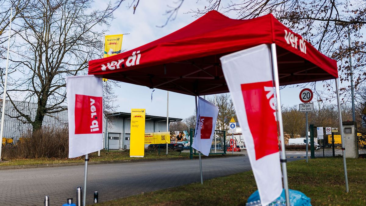 Verdi: 460.000 Briefe und 25.000 Pakete blieben liegen