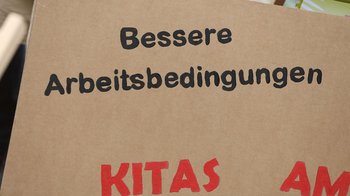 Warnstreiks bei kommunalen Kindergärten