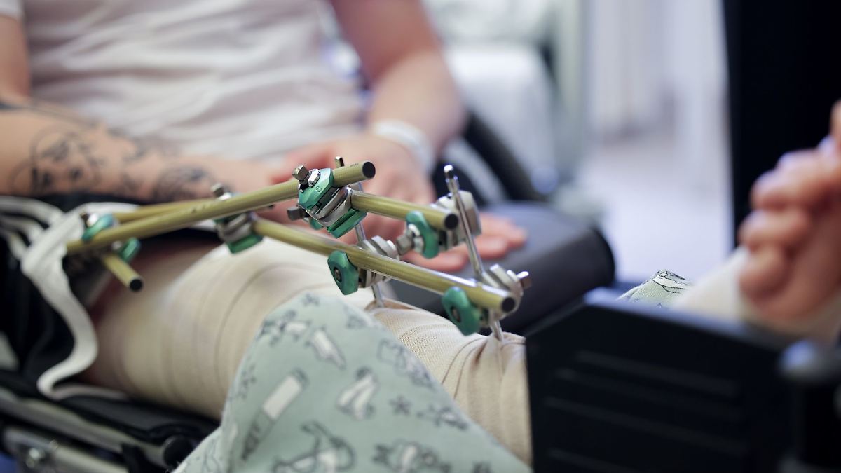 Verletzte ukrainische Soldaten in Kliniken in MV