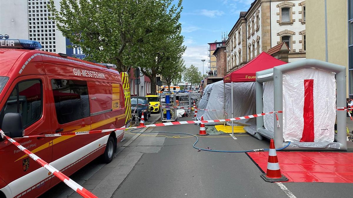 Briefumschlag im Frankenthaler Rathaus: Cyanid war Inhalt