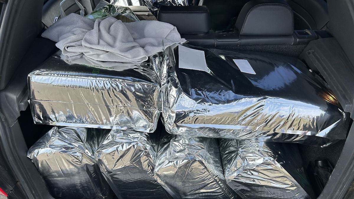 160 Kilo Cannabis in Auto gefunden