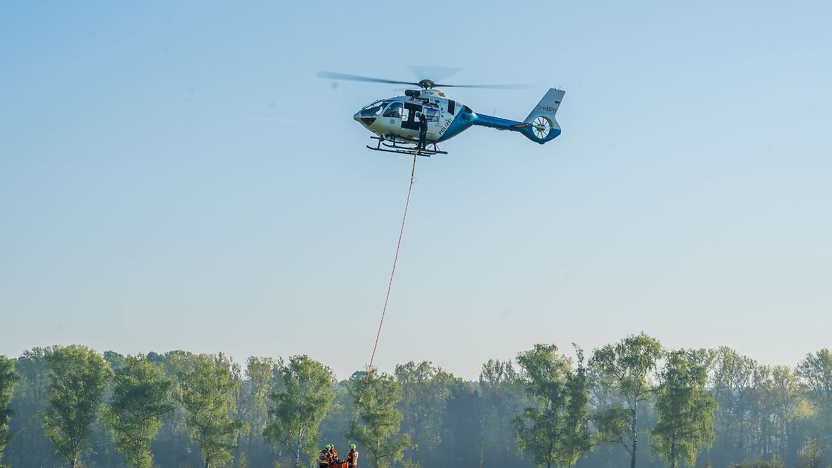 Feuerwehr weiter bei Waldbrand bei Erlangen im Einsatz