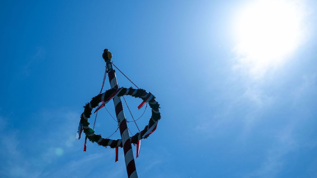 Maibaum in Lostau abgesägt