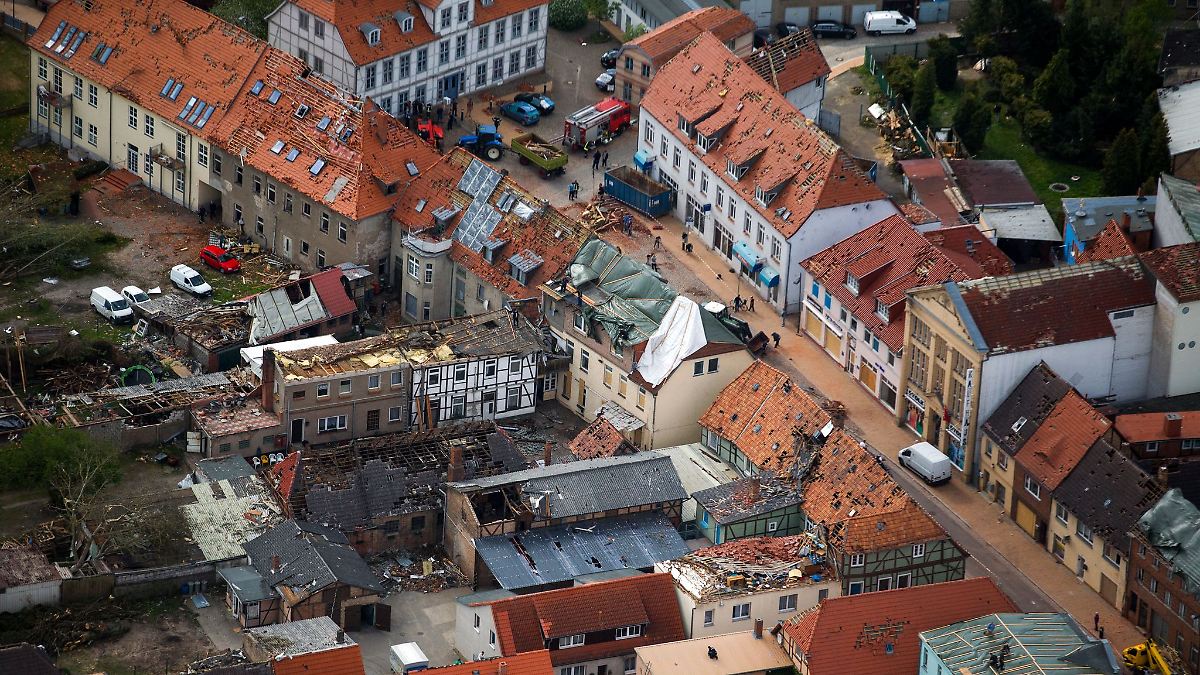 "Schock" - Bützow erinnert an Tornado vor zehn Jahren