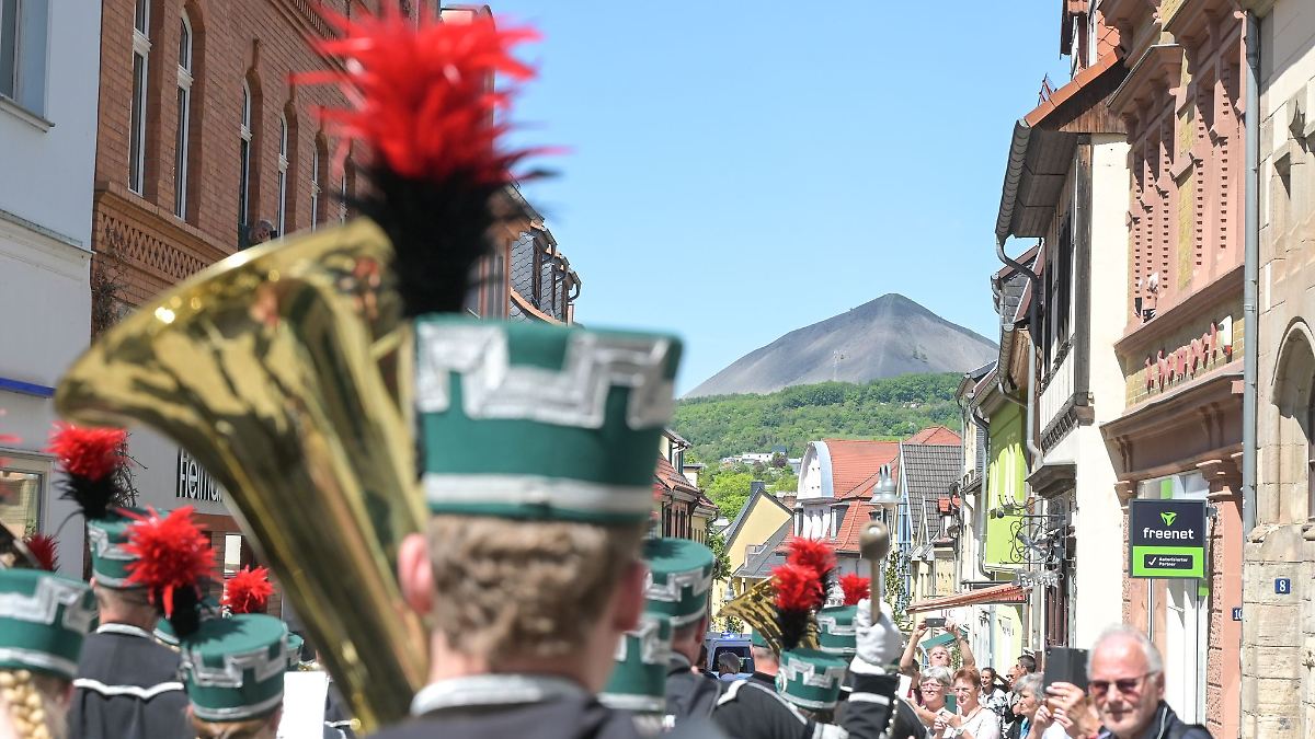 Internationale Bergparade in Sangerhausen
