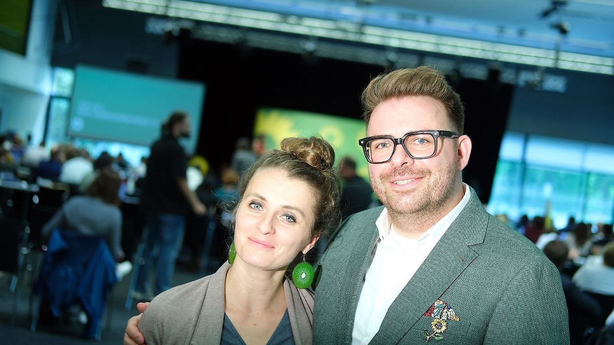 Grüne in Sachsen wählen Helbig und Storz zu Parteichefs