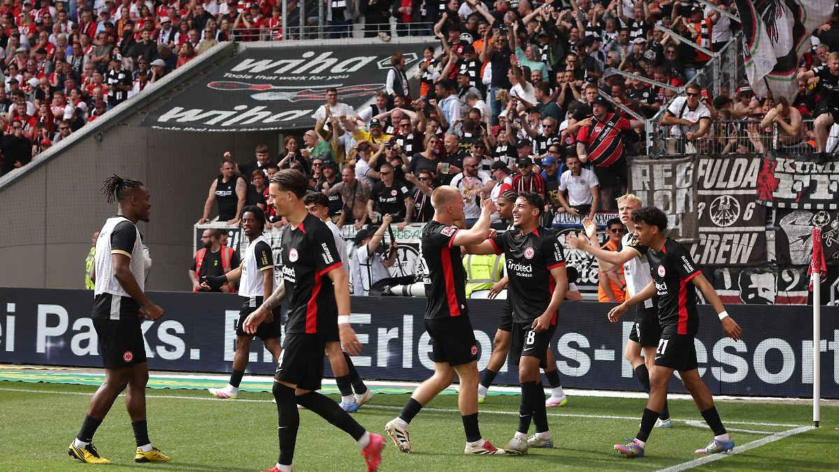 Eintracht Frankfurt für Champions League qualifiziert
