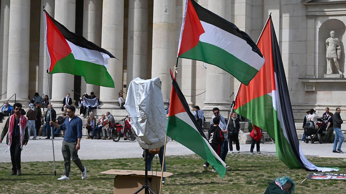 Propalästinensische Demonstration in München