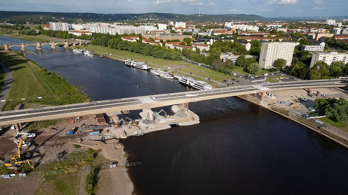 Bauarbeiten für neue Carolabrücke sollen 2027 beginnen