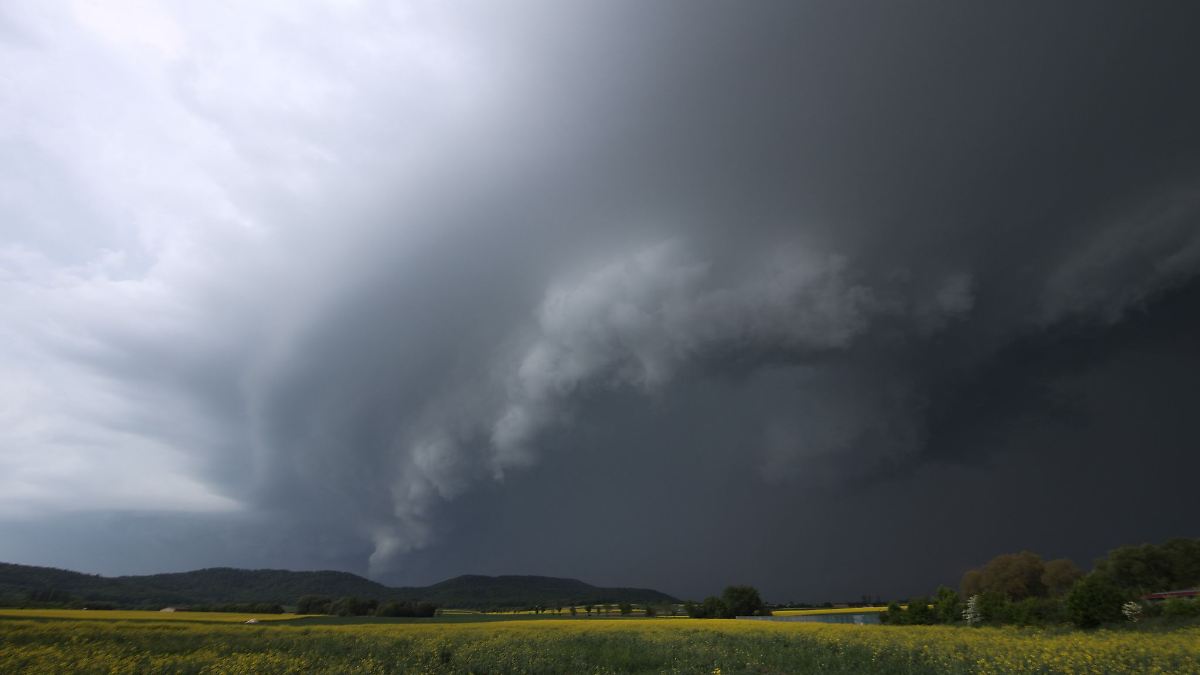 Schwere Gewitter und Regen in Aussicht