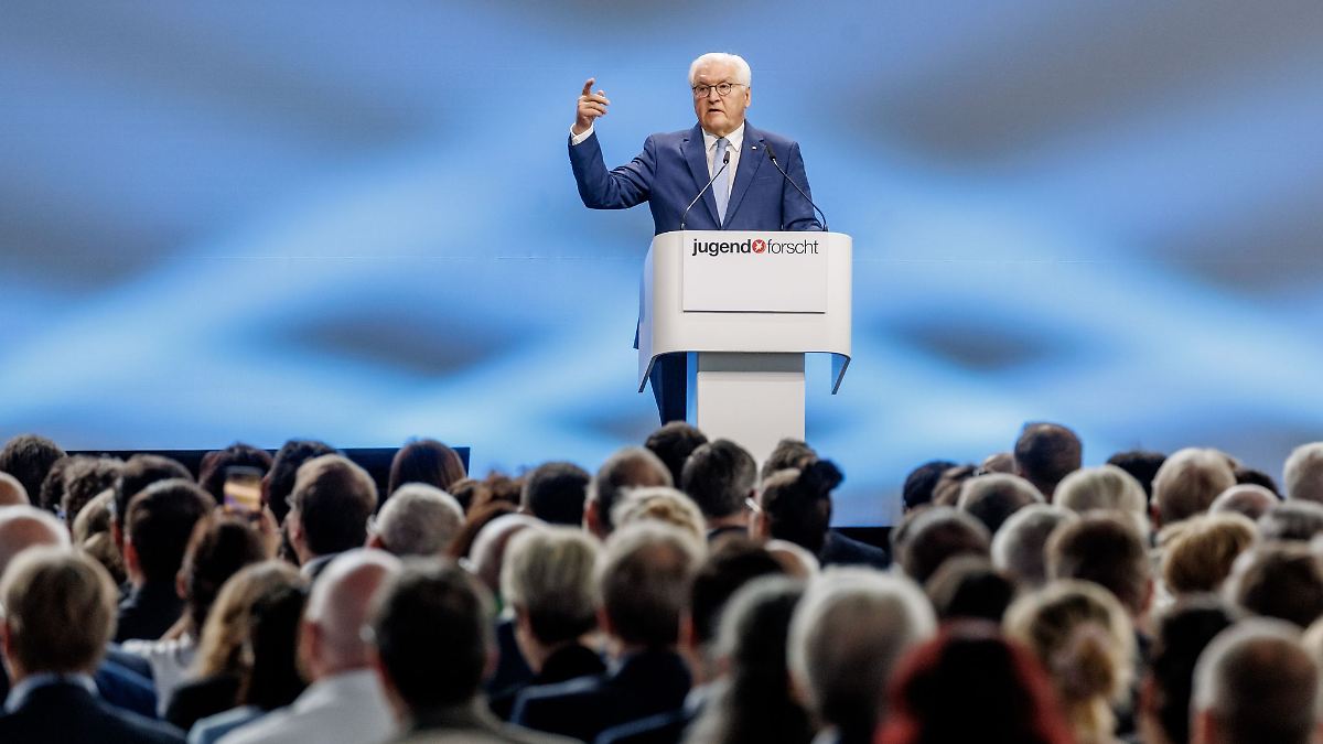 Jugend-forscht-Preisverleihung - Steinmeier kritisiert USA