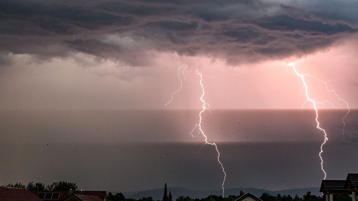 Knapp 1.700 Blitze in Bayern gezählt