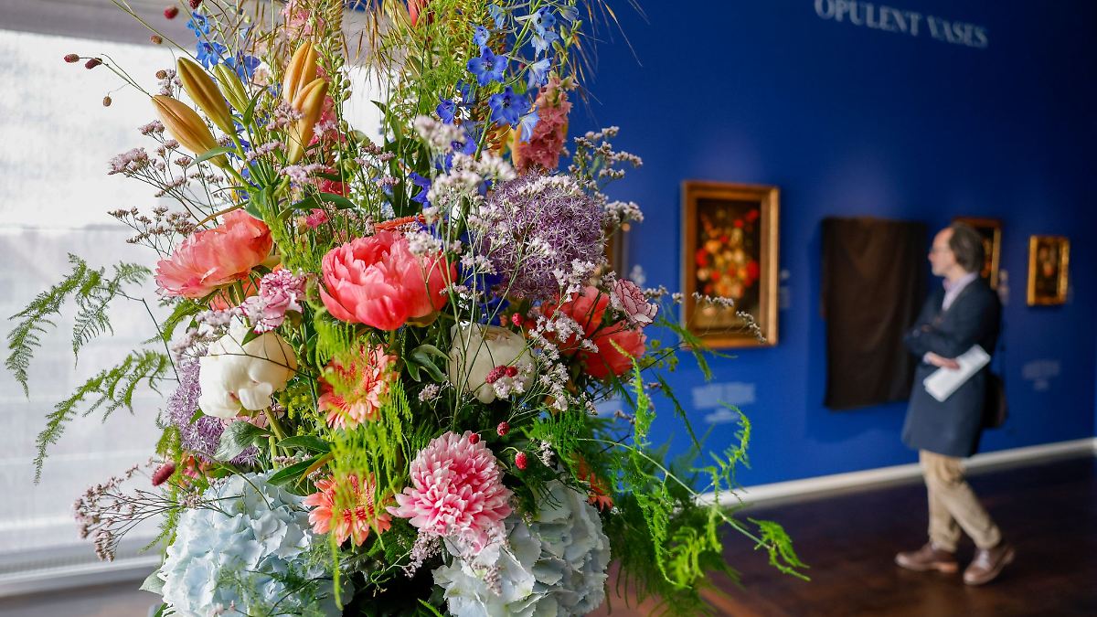 Gemalte Blumen halten länger