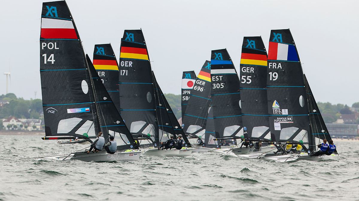 Kieler Woche: Olympia-Werbung für Segeln auf der Förde