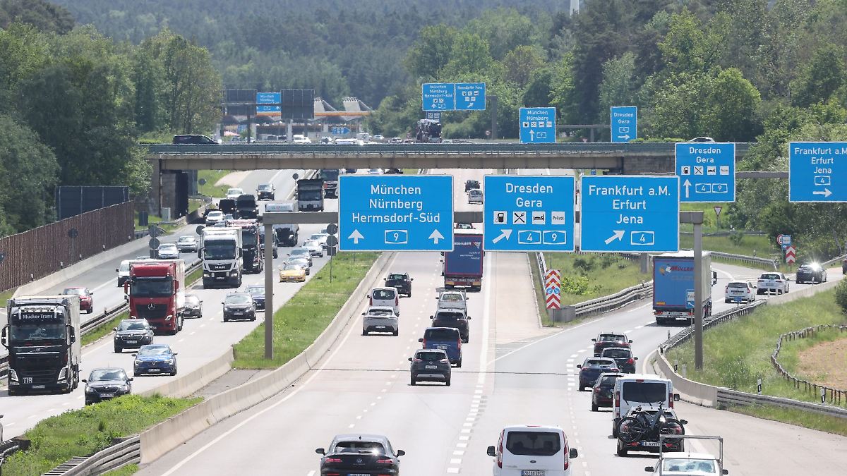 Bislang ruhiger Ferienreiseverkehr auf Thüringer Autobahnen