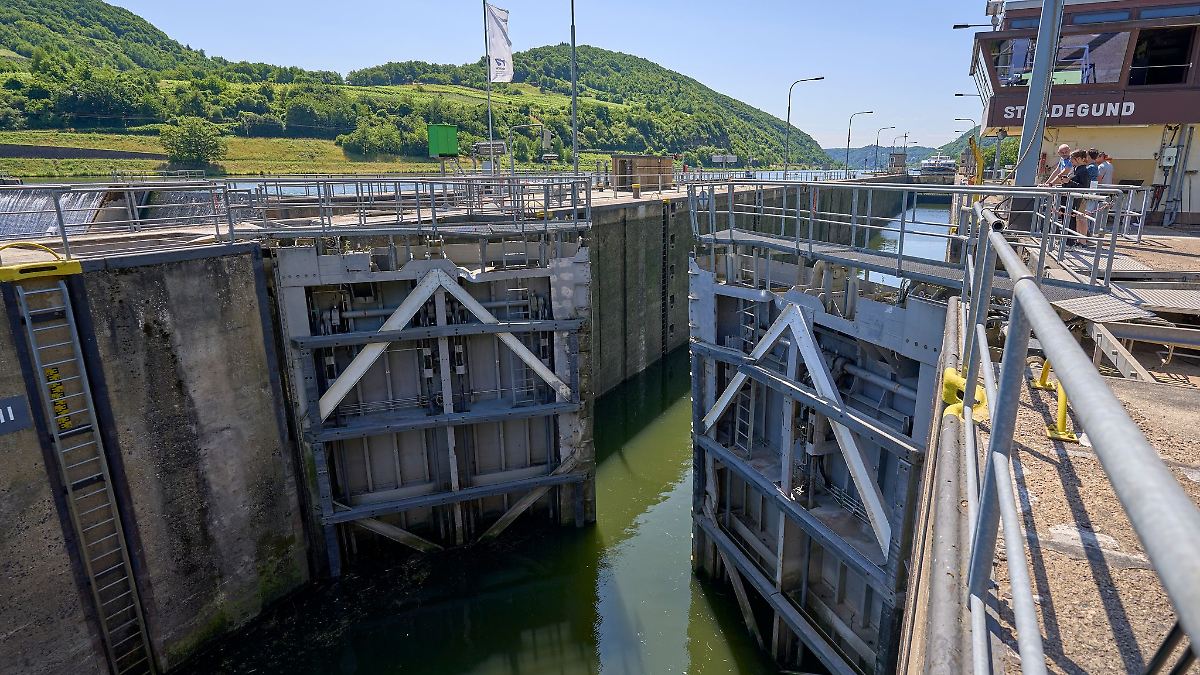 Erste Schiffe könnten Moselschleuse bald wieder nutzen